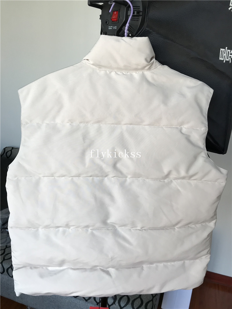 Canada Goose Cream White Freestyle Vest Jacket